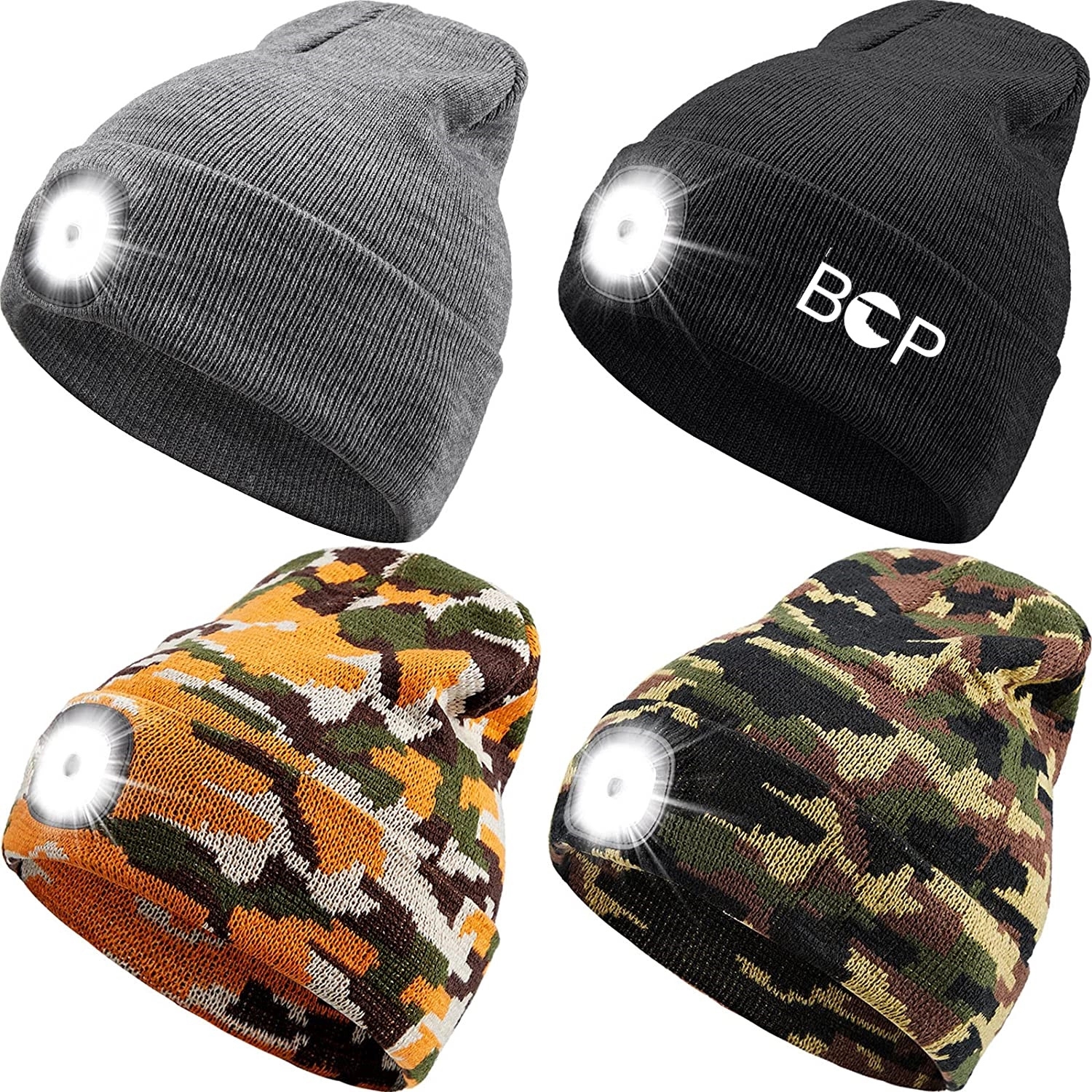 LED Light Beanie Hat 6