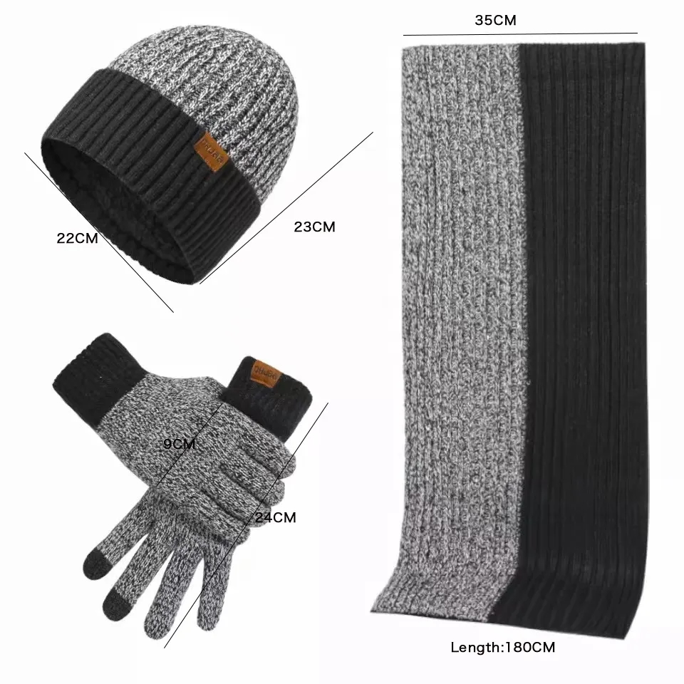 3-in-1 Knit Winter Warm Set 2