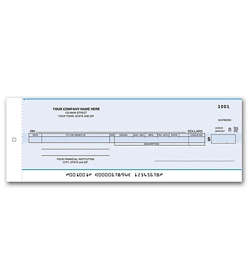 Payroll / general disbursement center checks 1