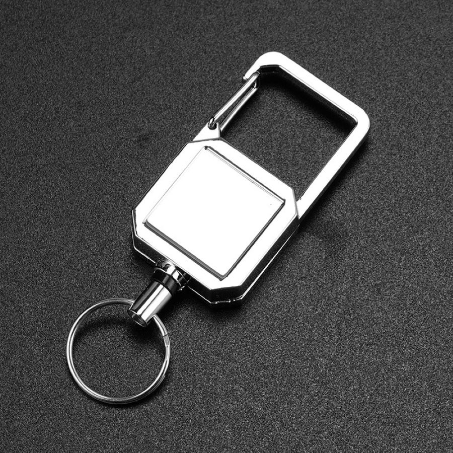 Retractable easy-pull keychain 1
