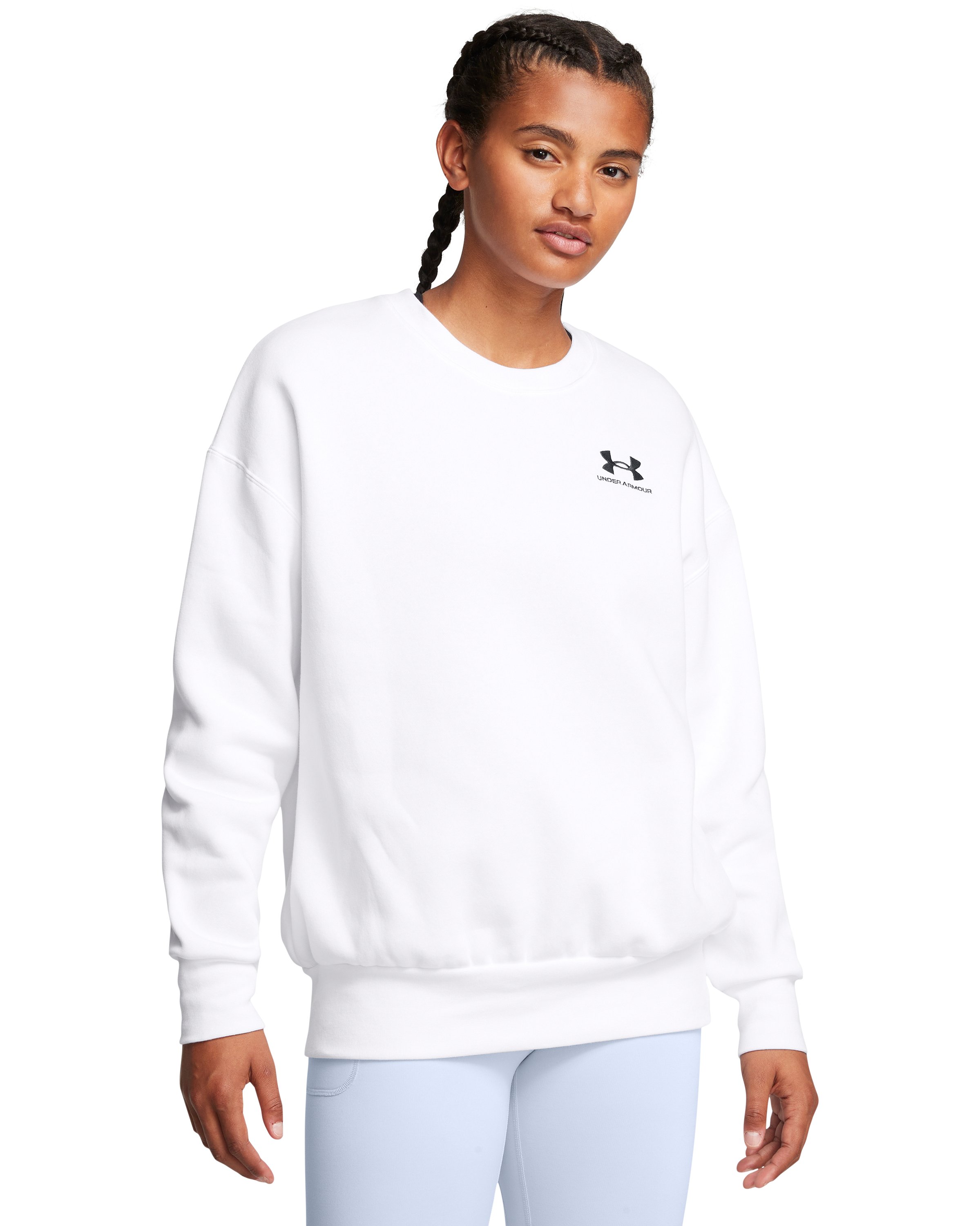 UA Icon Fleece Women's Oversized Crew 8