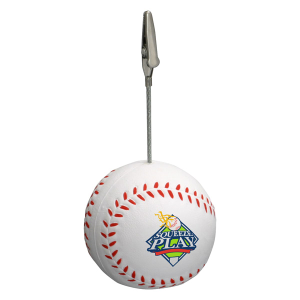 Baseball Stress Reliever Memo Holder 2
