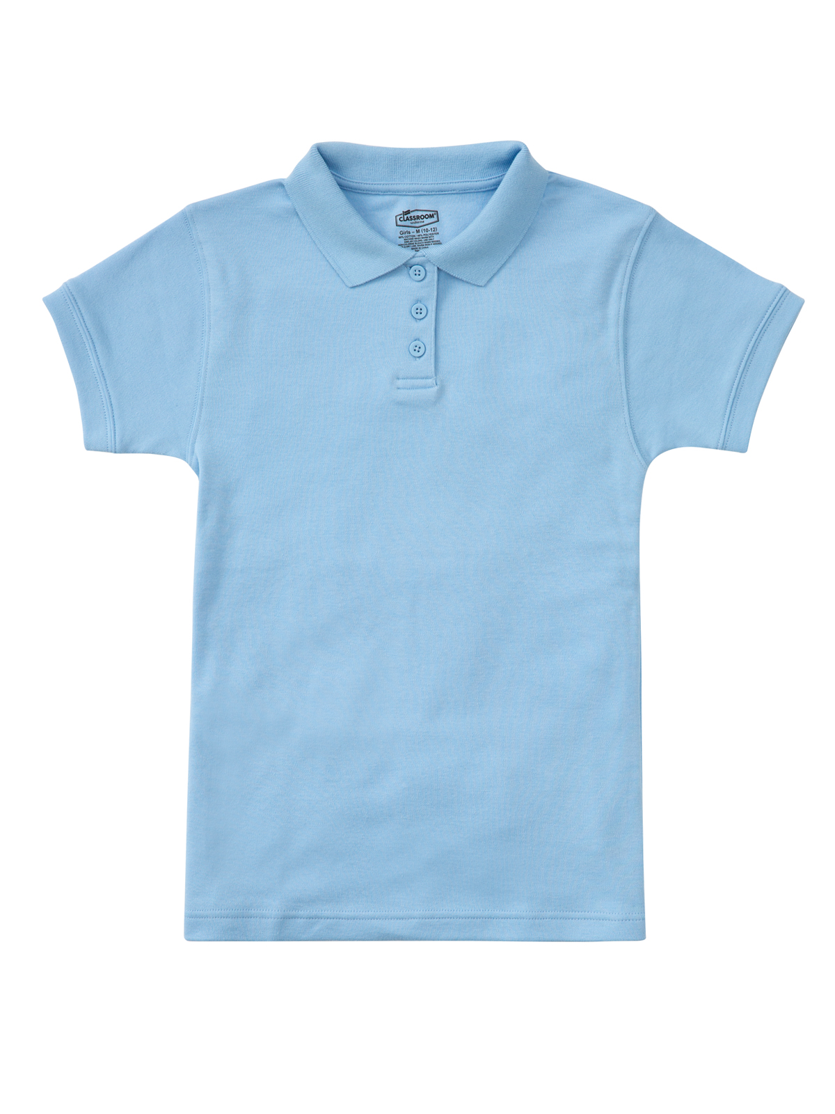 Classroom Uniforms - Girls' Short Sleeve Fitted Interlock Polo 6