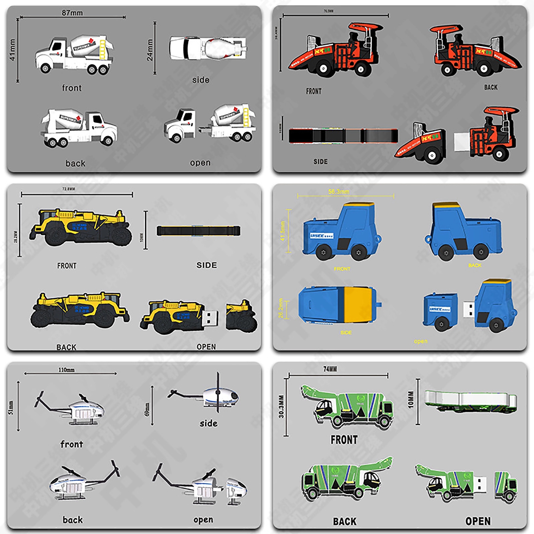 Novelty Custom Shape Design 8Gb Usb Flash Drive 2