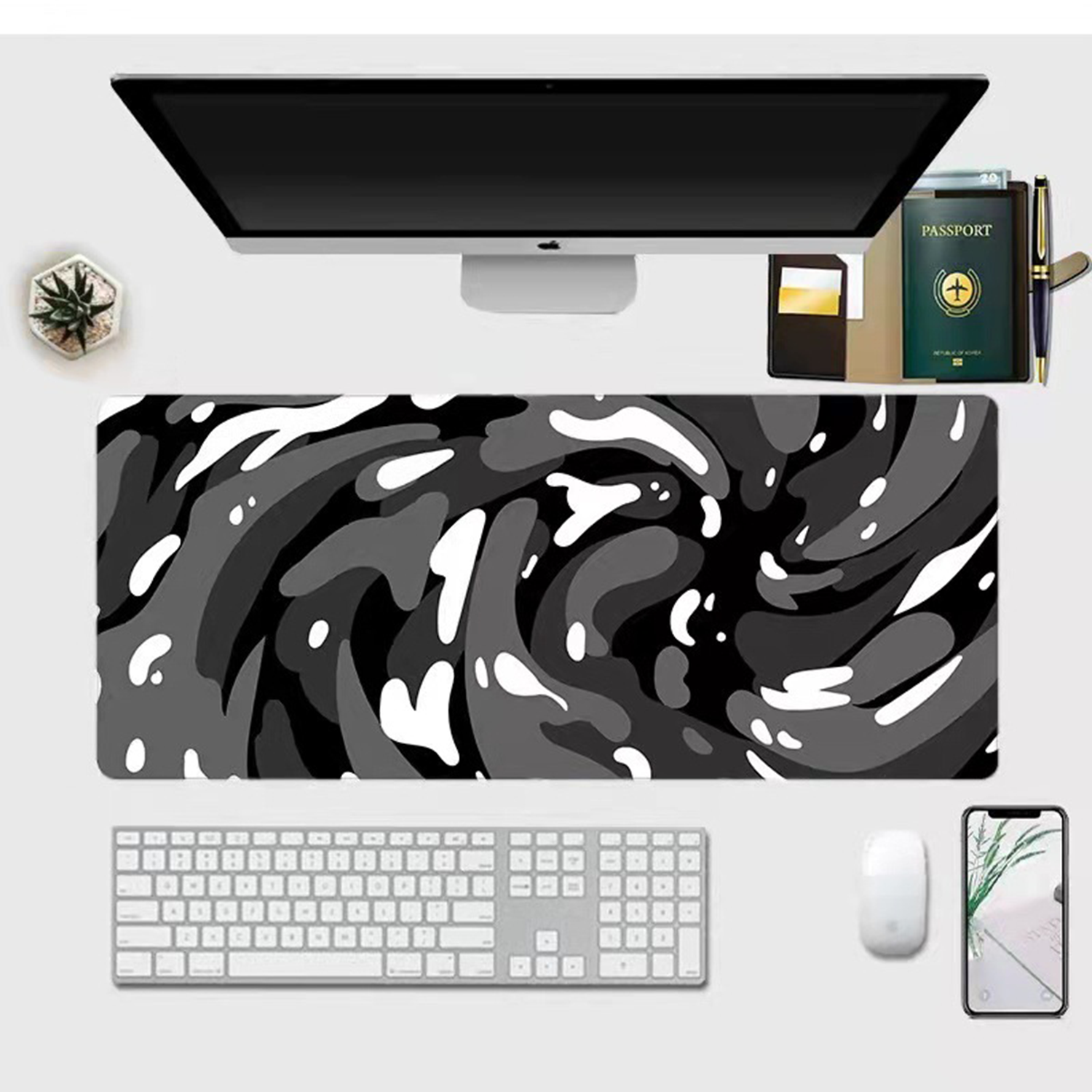 Camouflage Large Office Desk Gamer Keyboard Mat Mouse Pad 3