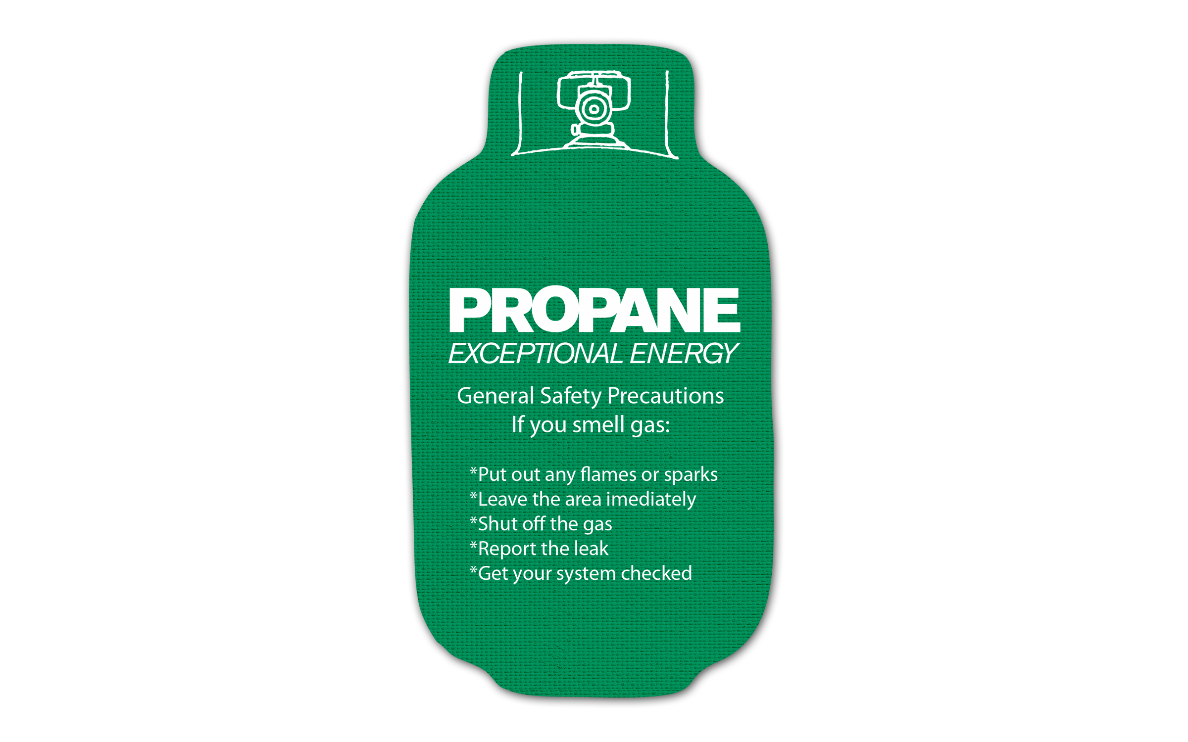 Propane Tank Vinyl Jar Opener 93