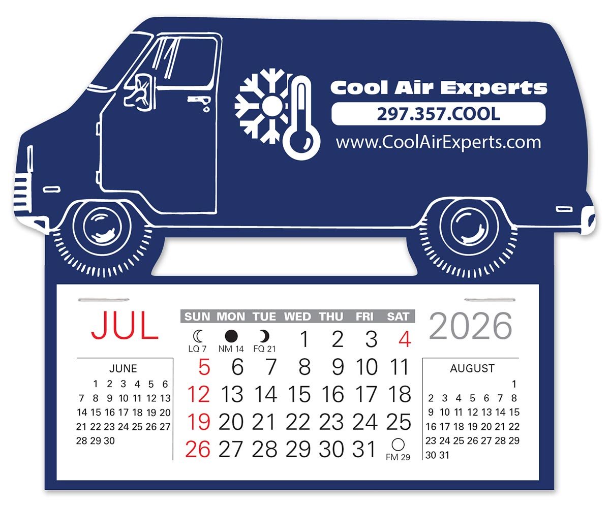 Van/Truck Easy Stick™ Calendar 3