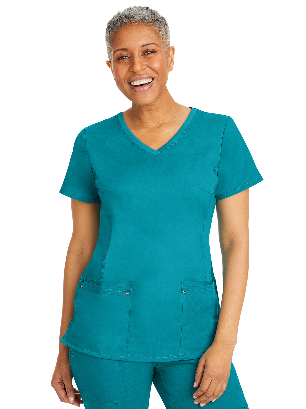 Healing Hands - HH Purple Label - Women's 2-Pocket Juliet Stylish V-Neck Top 18