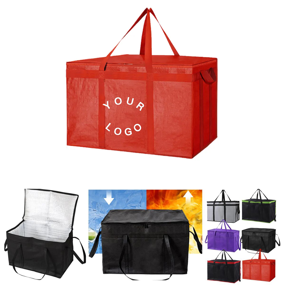 Oversized Grocery Cooler Tote for Travel 1