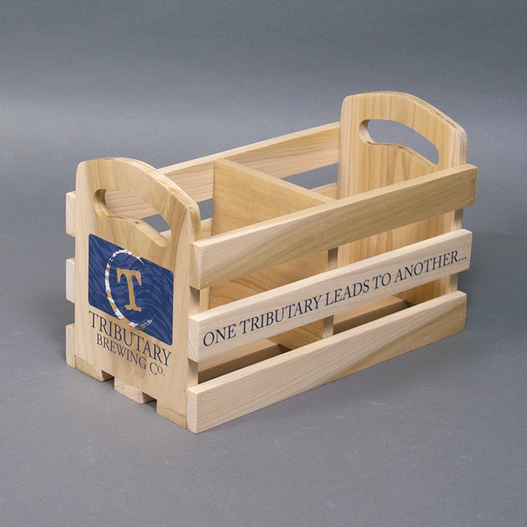 Large Display Crate with Handles & Divider