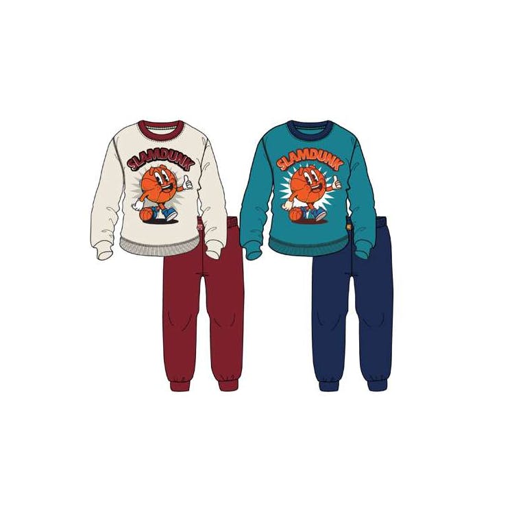 Boys' Fleece Top & Pant Set Red/Blue 12-24m 2
