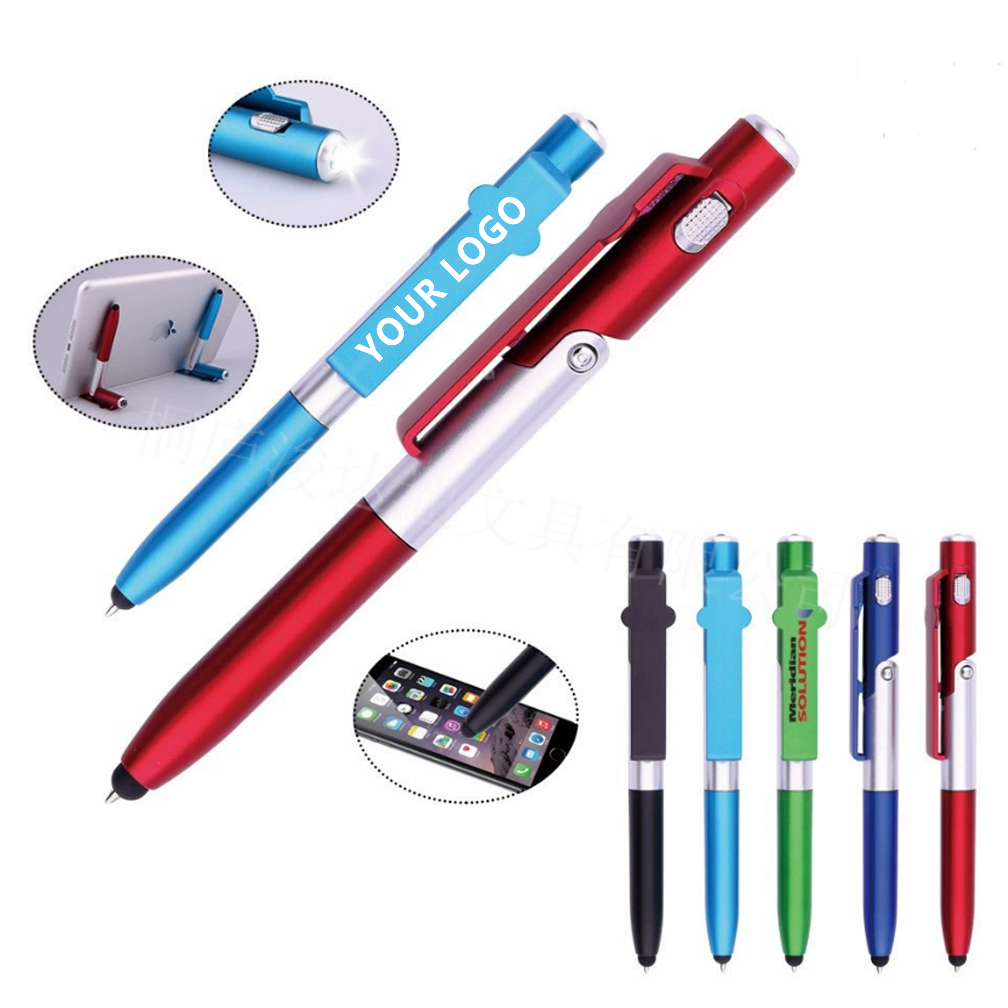 Folding Light Pen with Mobile Phone Stand 1