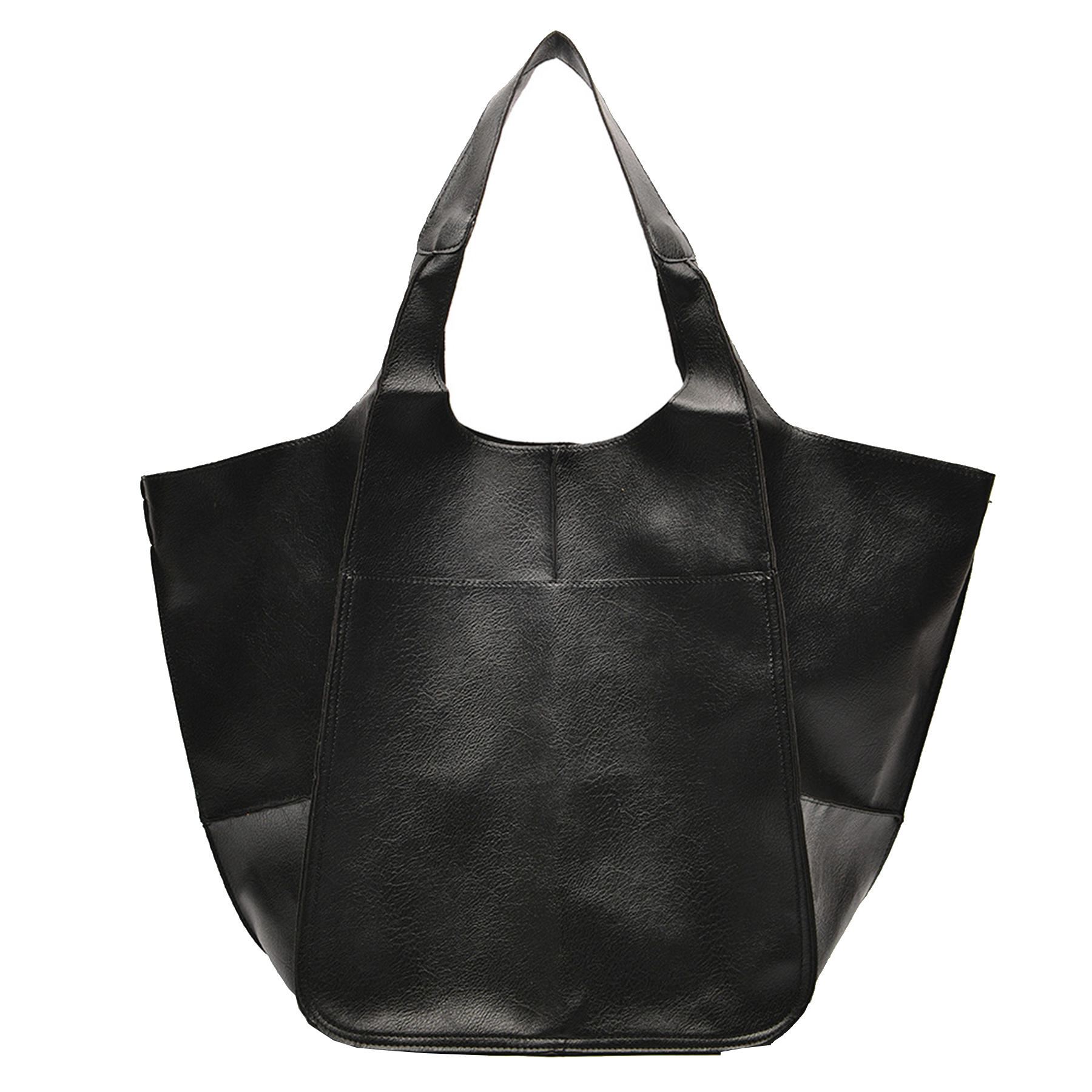 Large PU Leather Satchel Tote Shoulder Bags 12