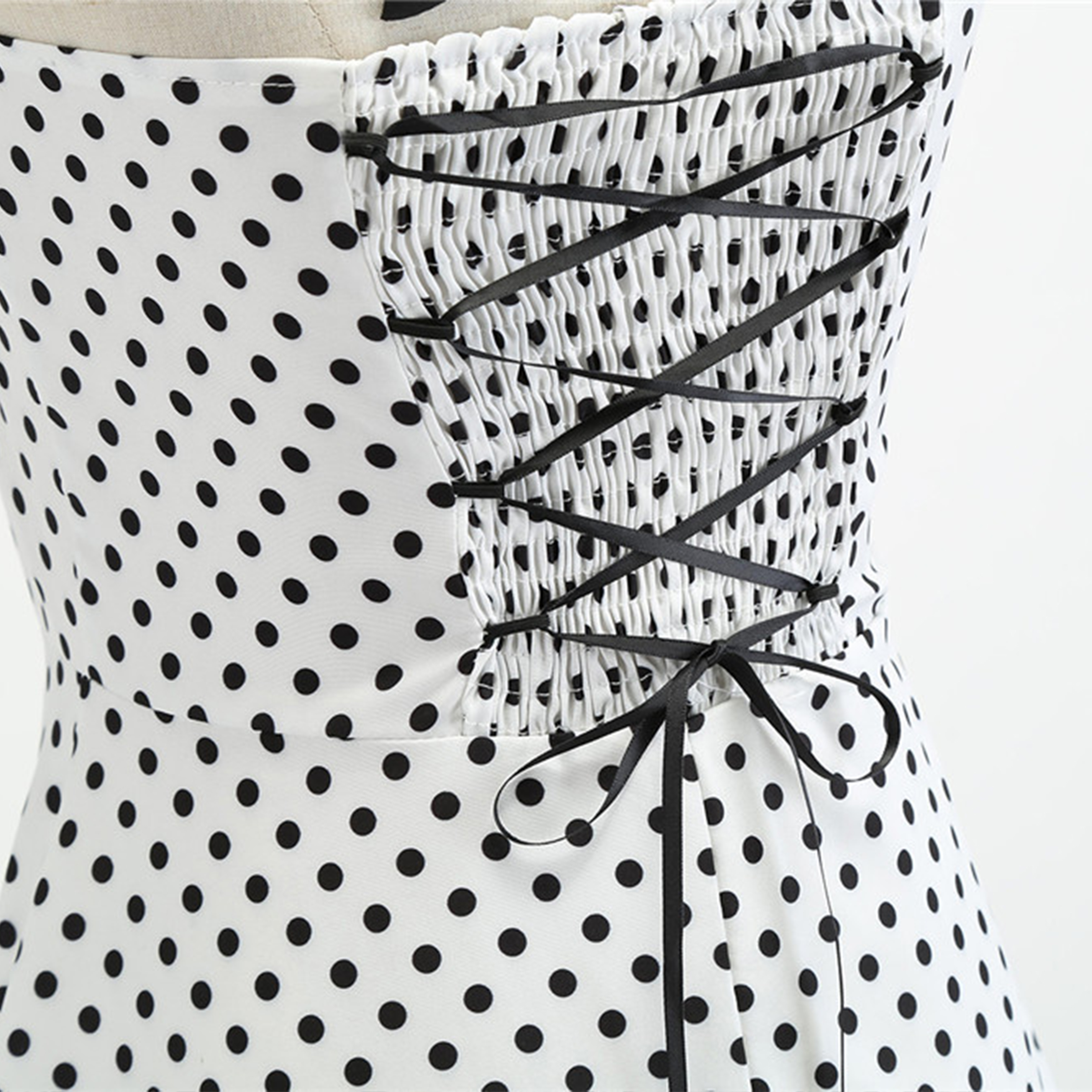 Polyester Vintage Large Skirt Dress 11