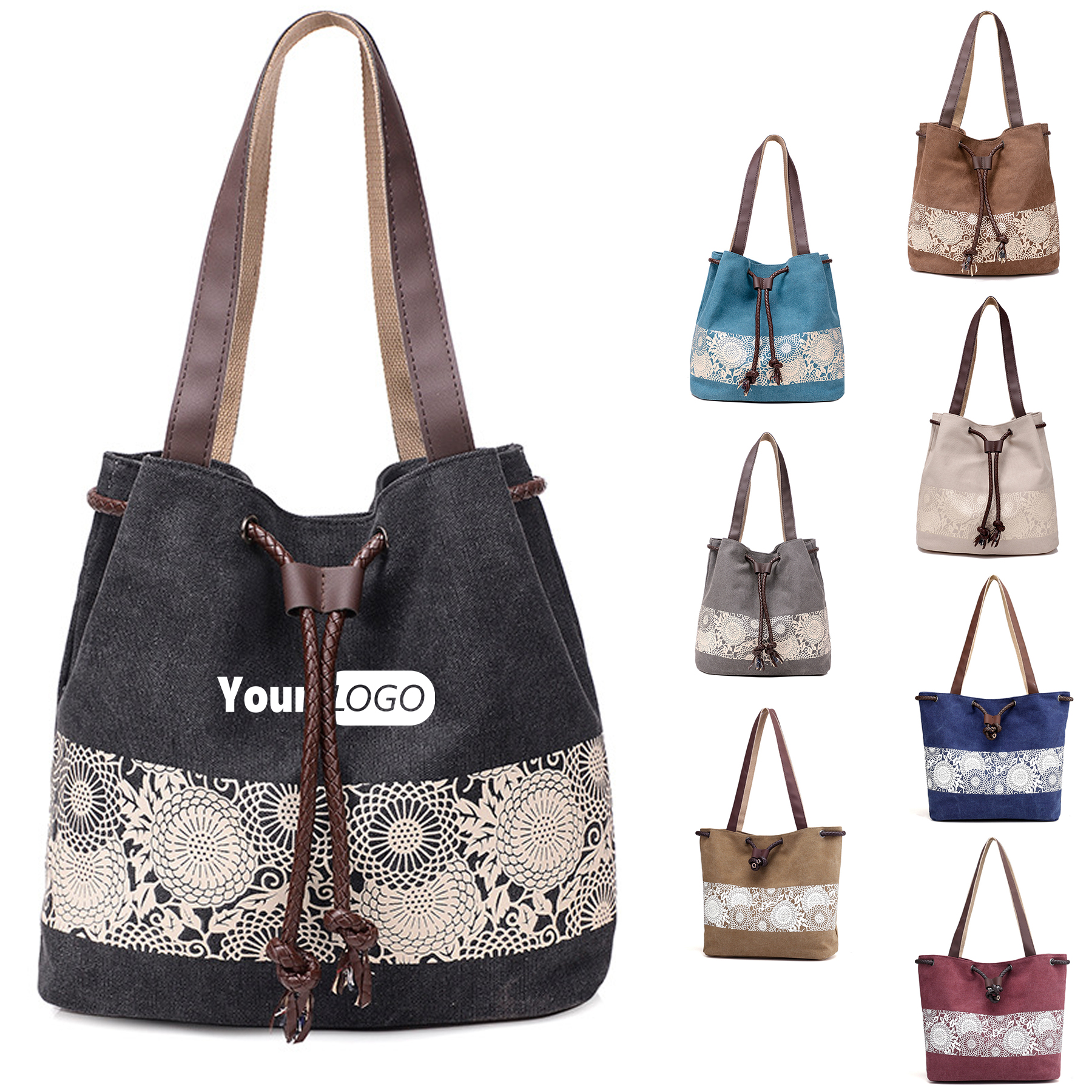 Women Printing Canvas Tote Bags 3