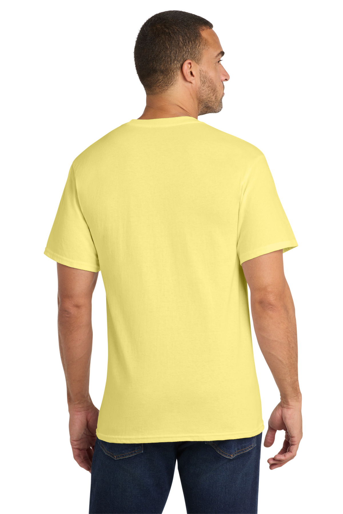 Port & Co Core Cotton Pocket Tee. PC54P 56