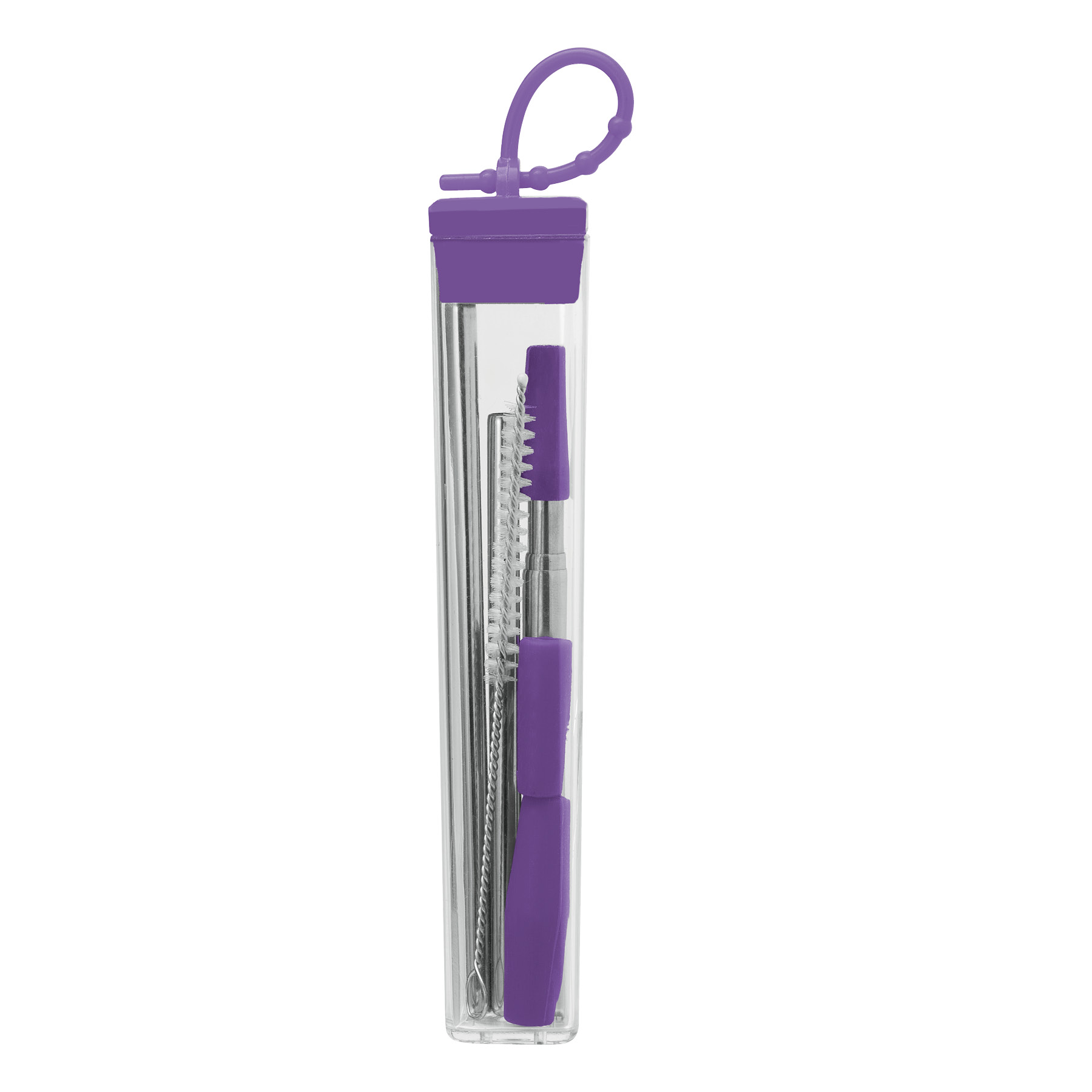 Cosmopolitan 7-Piece, 2-Straw Stainless Steel Set 31