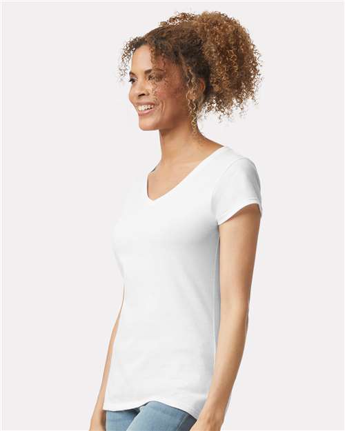 Women's Softstyle® V-Neck T-Shirt - 64V00L 45