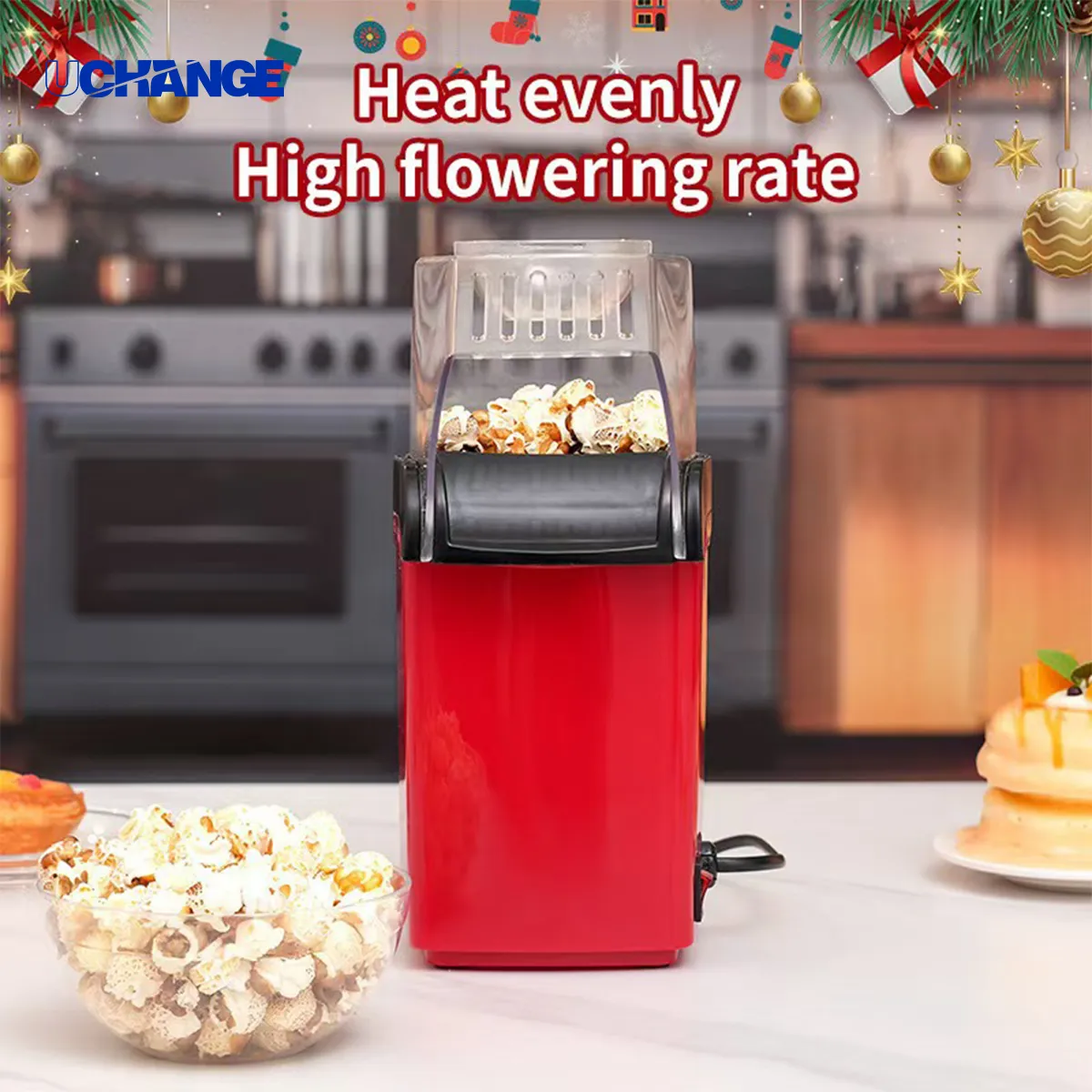 Compact Hot Air Popcorn Maker For Home 3