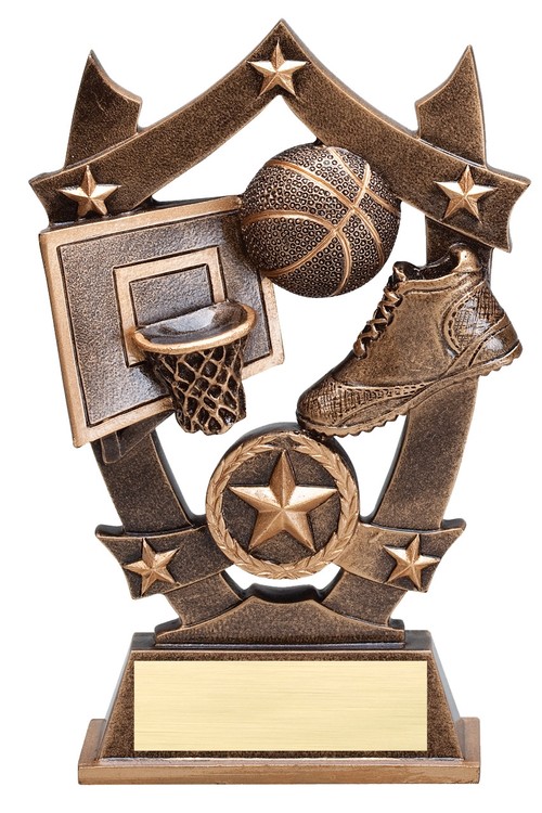 6-1/2" Tall Basketball Sport Stars Resin