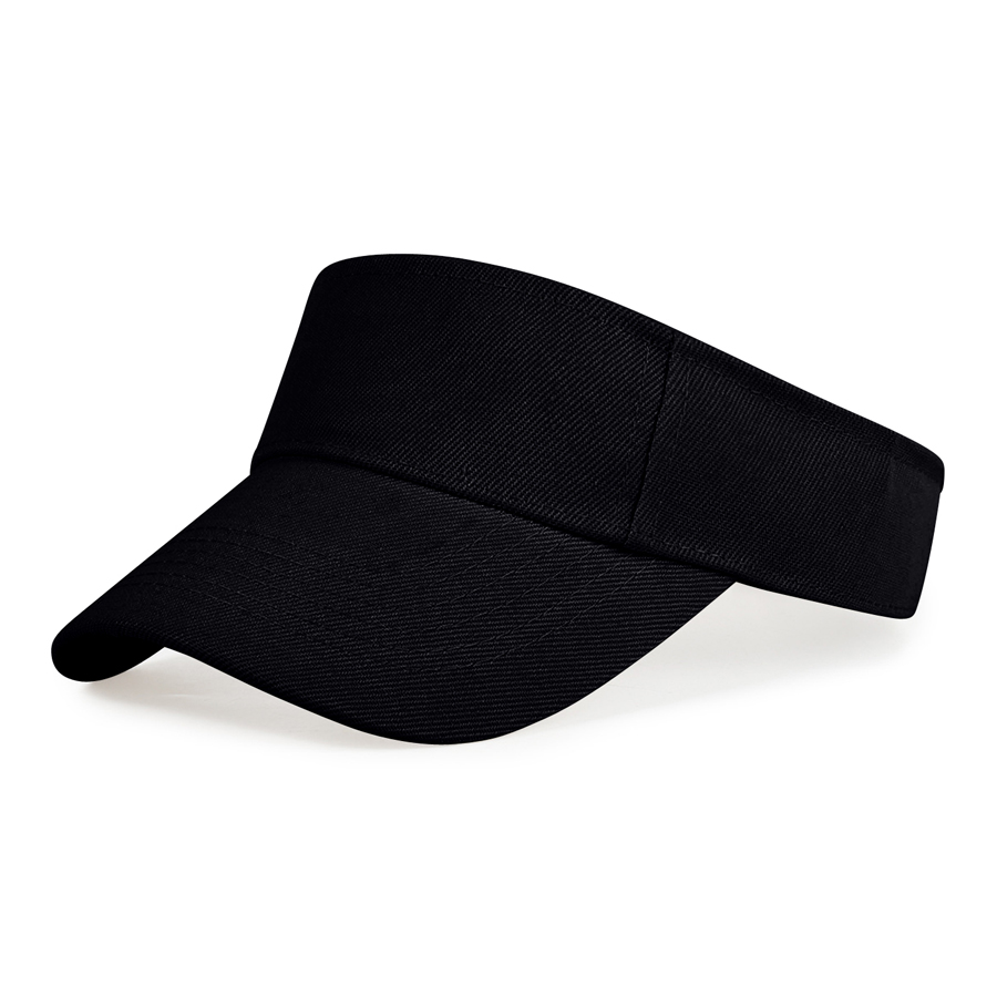 Kids' Stock Solid Color Polyester Visor - Sports Style 3