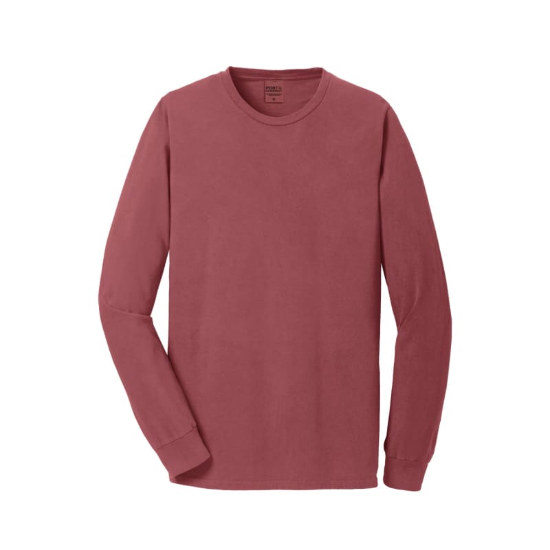 Port & Company Beach Wash Garment-Dyed Long Sleeve Tee 25