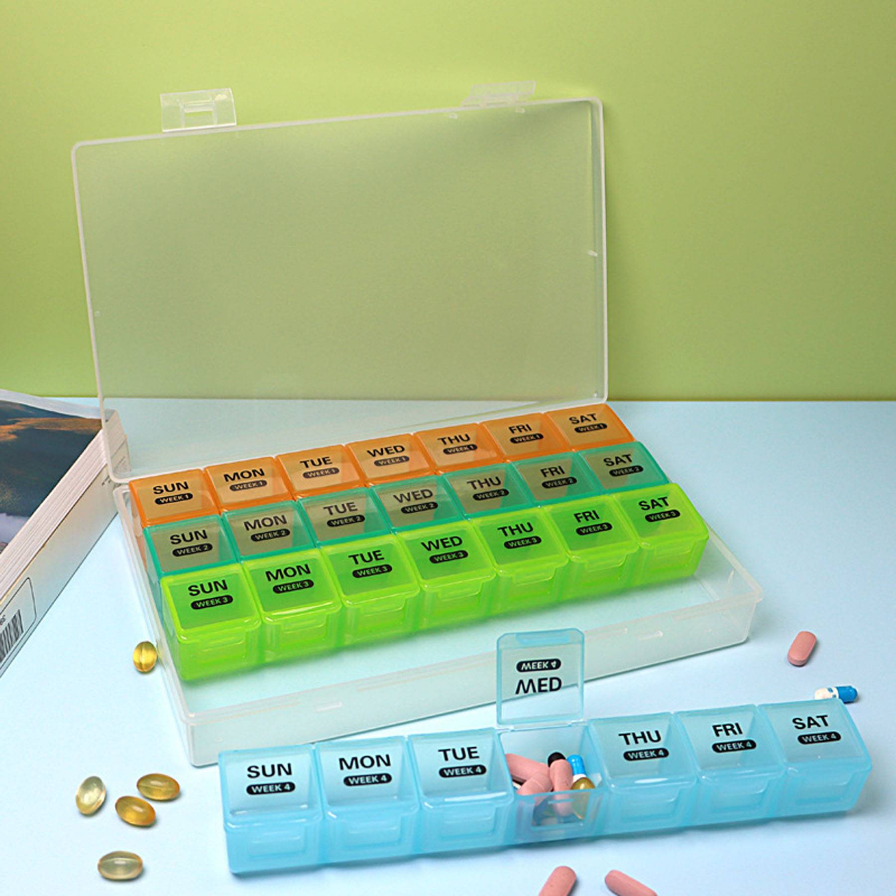 Weekly Pill Box Organizer 9