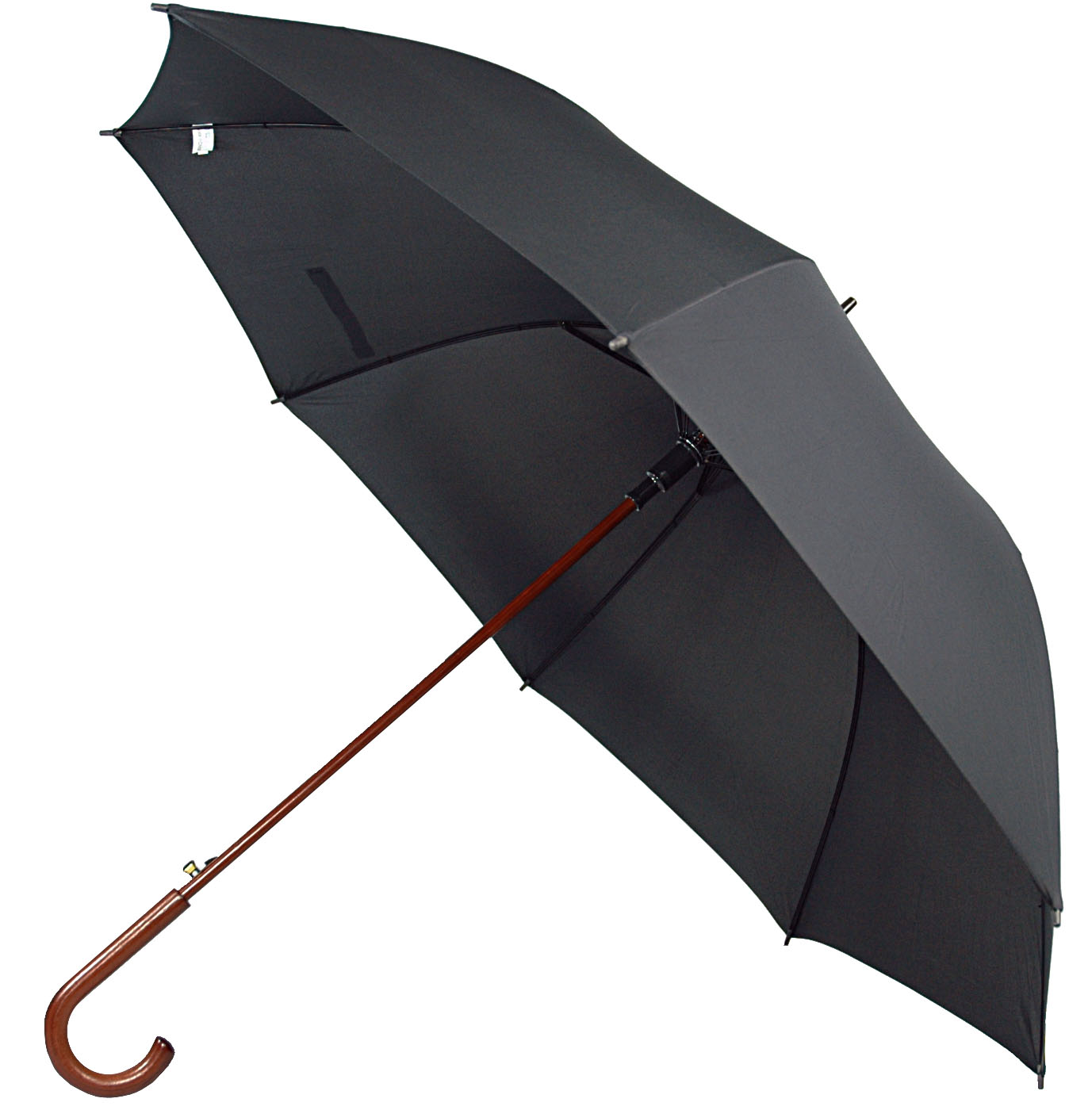 B1351 - The 60" Auto Open Wood Shaft and Hook Handle Umbrella 1