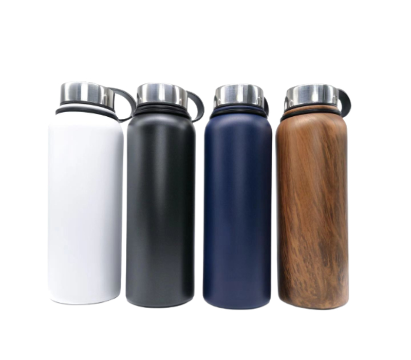 Double Wall Stainless Steel Water Bottle, 40 oz., custom water bottle with logo imprint 14