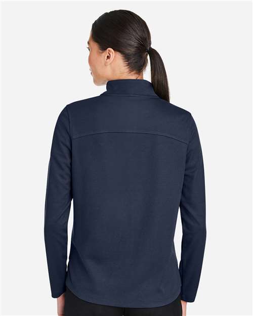 Women's Express Tech Performance Pique Quarter-Zip Pullover - NE412W 6