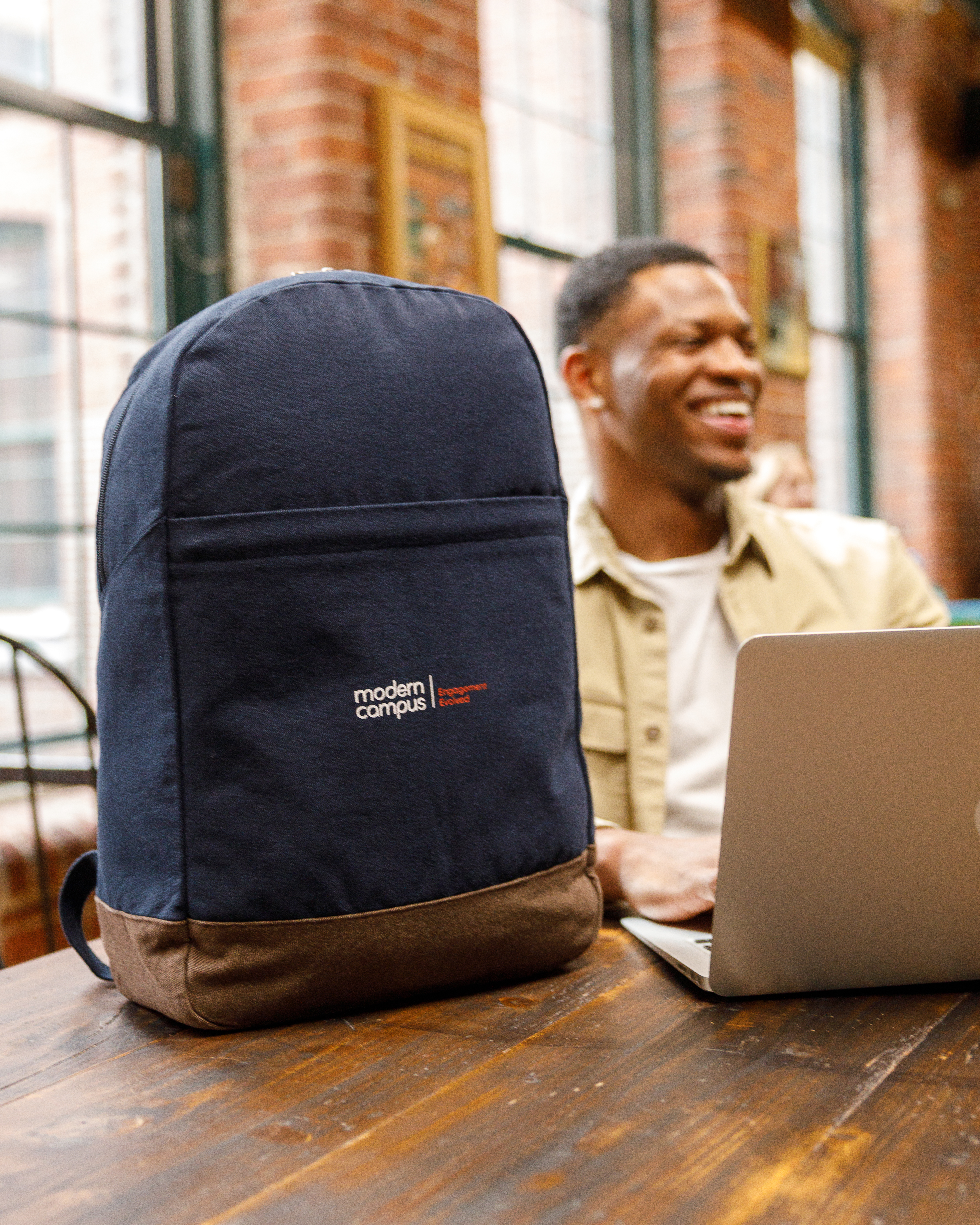 Ivy Recycled Cotton Laptop Backpack - AWARE™ 41