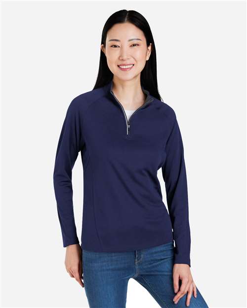 Women's Origin Performance Pique Quarter-Zip Pullover - CE418W 41