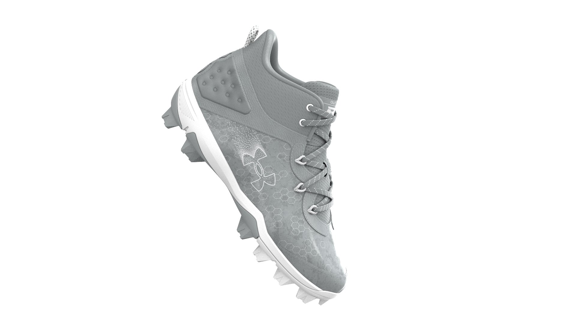 UA Harper 8 Mid RM Jr. Boys' Baseball Cleats 2