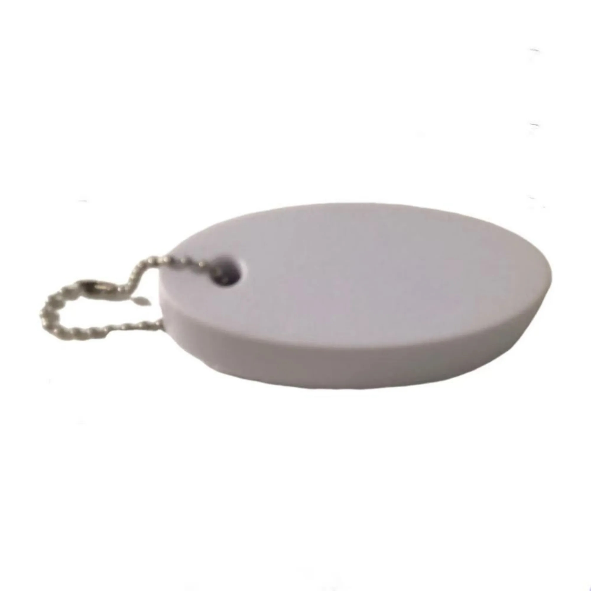 Floating Oval-Shaped PU Keychain 4