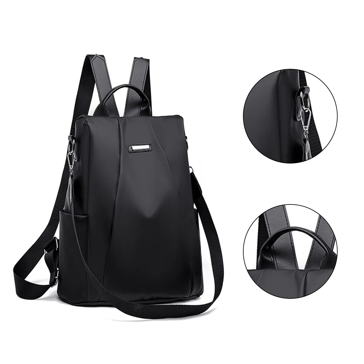 Water Resistant Convertible Backpack For Daily Travel 3