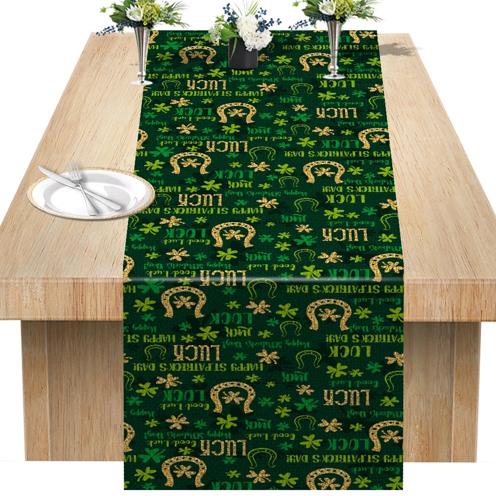 Happy St. Patrick's Day Table Runner 1