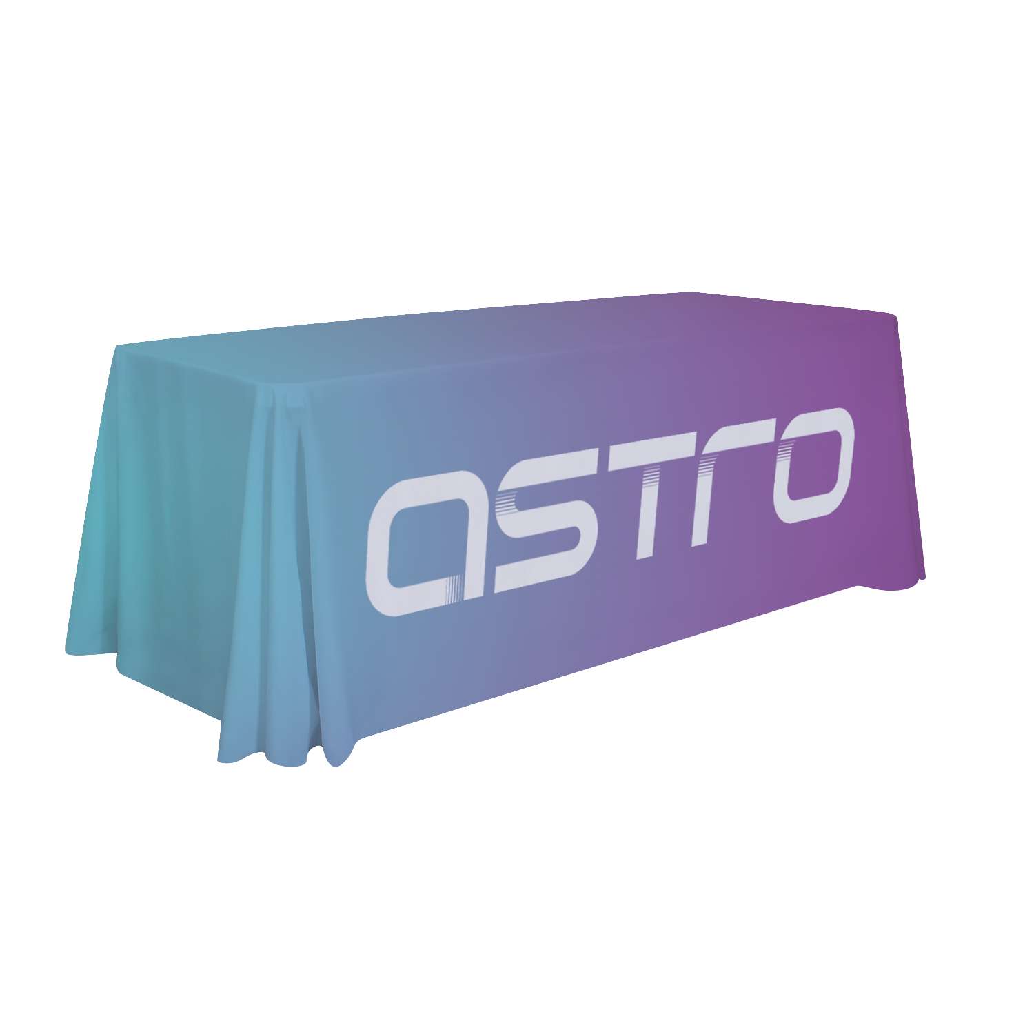 6' LazerLine 3-Sided Throw Full-Color Full-Bleed