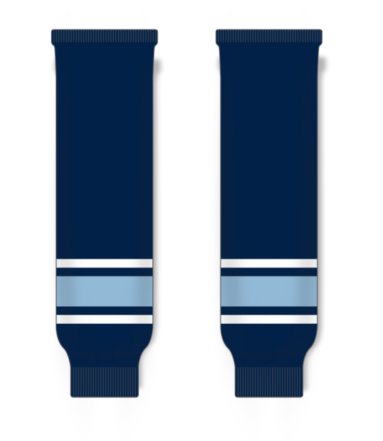 Knitted Striped Hockey Socks HS630-G166 25
