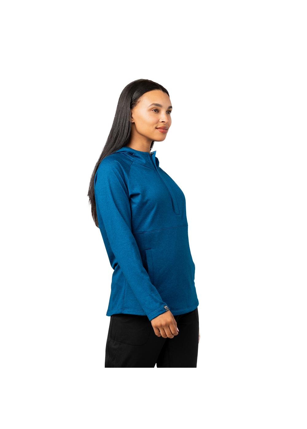 Storm Creek Women's Sidekick Super Soft Midweight Hooded Half Zip 13