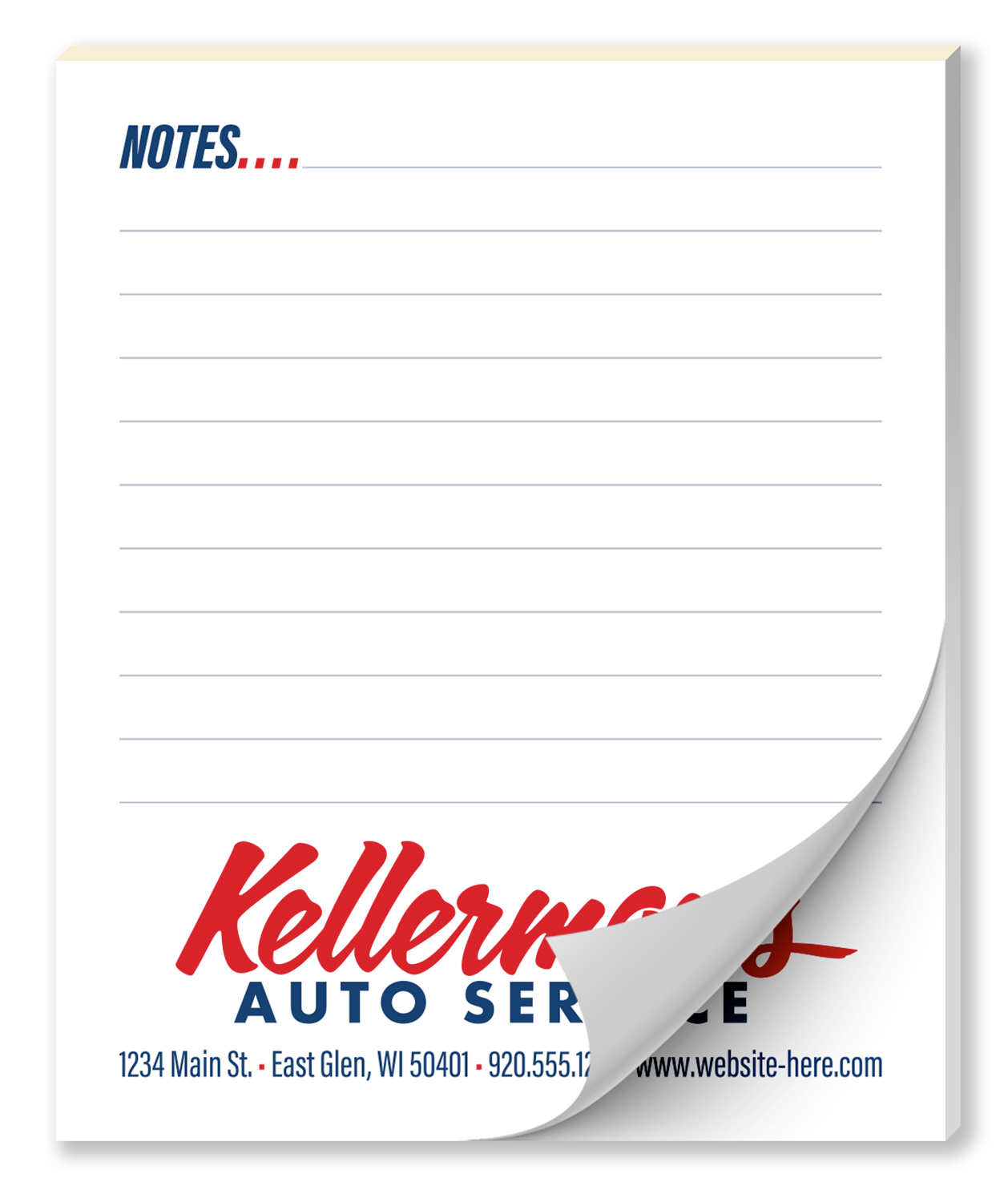 Scratch Pad / Notepad - 25 Sheets - 3.5x4.25 2