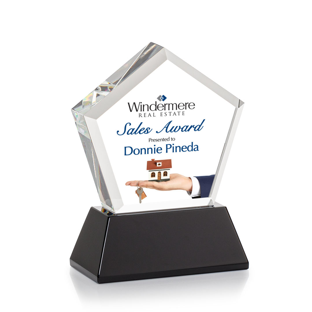 Genosee VividPrint™ Award on Base - Black 4