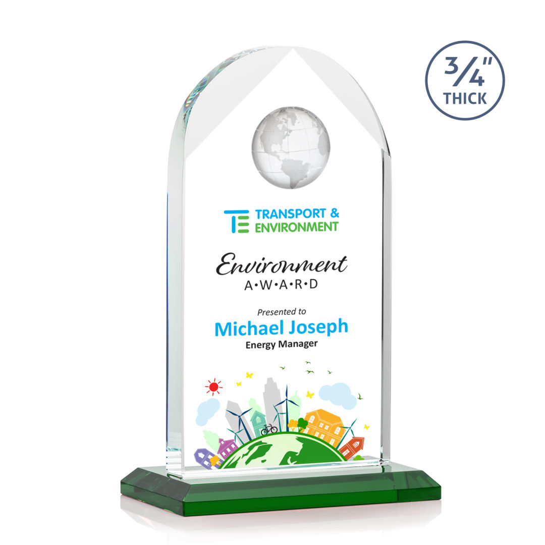 Blake Globe VividPrint™ Award - Green 4