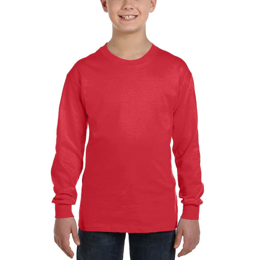 Gildan Long Sleeve Youth T-Shirt Heavy Cotton