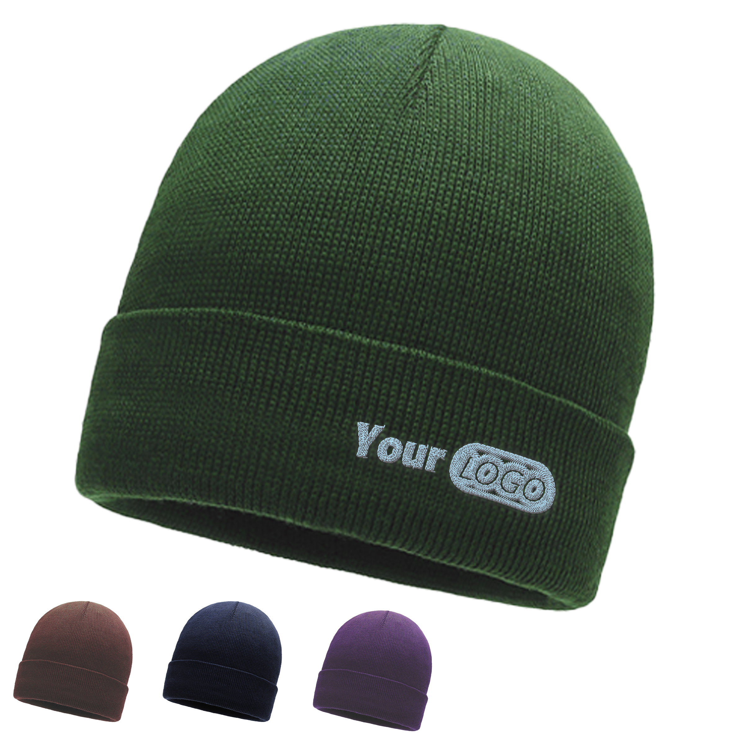 Knit Fabric Customizable Warm Ear Protection Hat 4