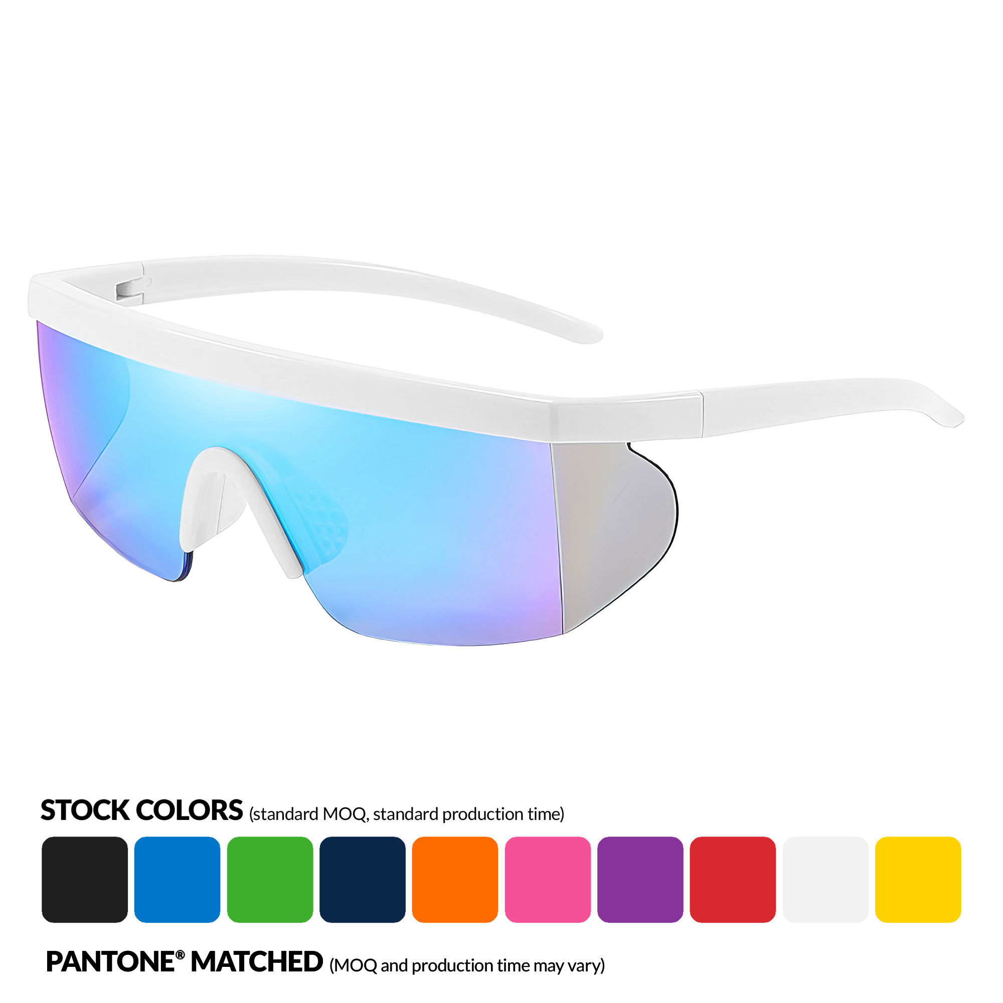 Sport Mask Mirror Sunglasses 12
