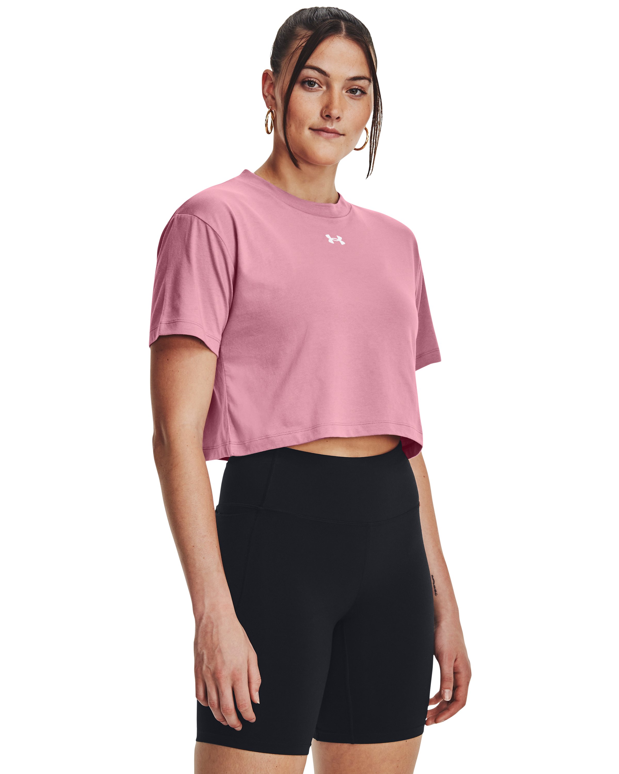 UA Crop Logo Women's Short Sleeve 2