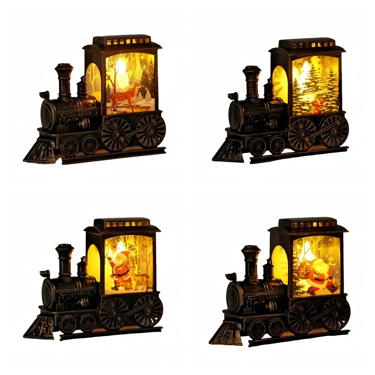 Christmas Vintage Train LED Bight Light 4