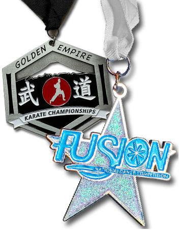Medallions Custom: 2", SILVER (Finish) Custom, Die 1