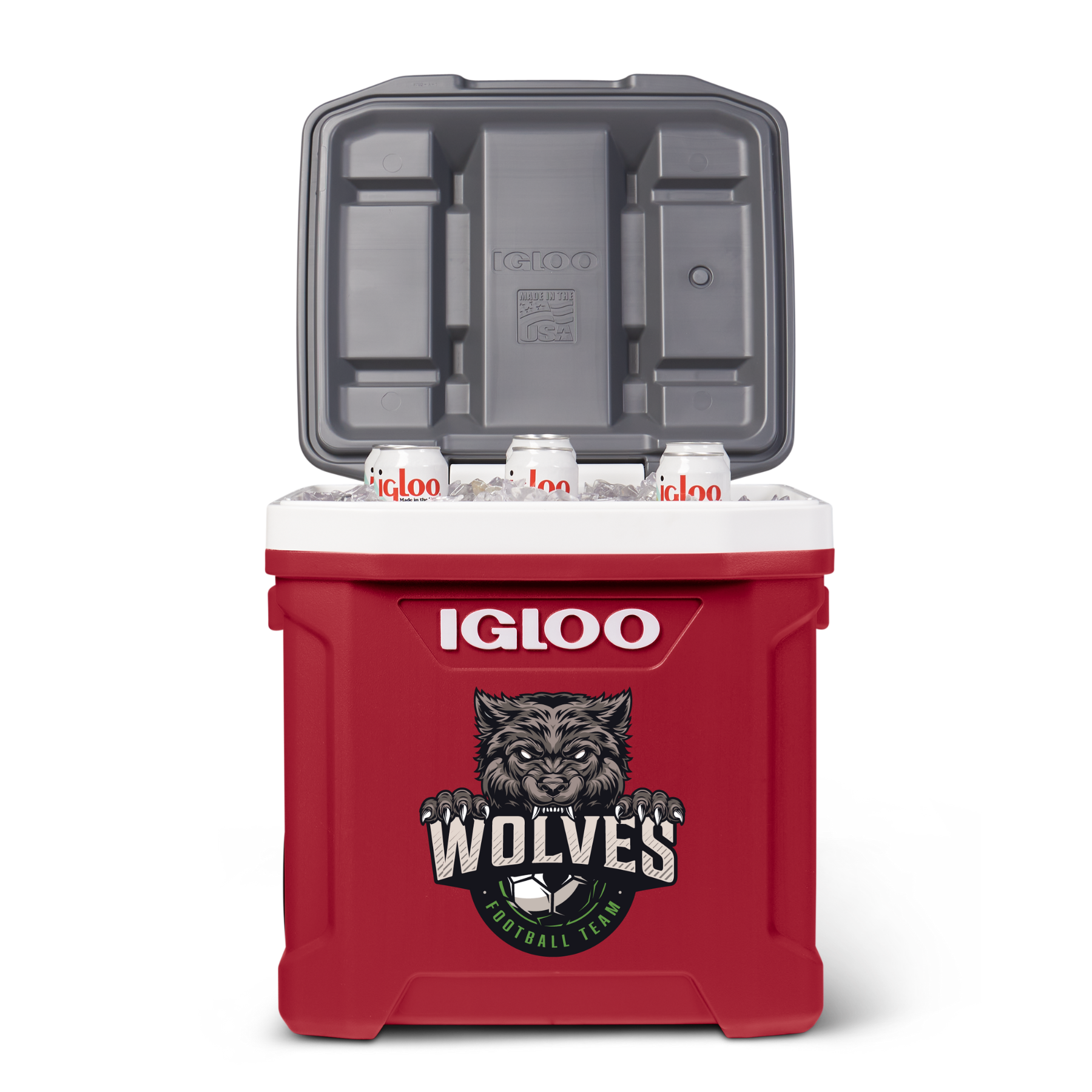 IGLOO LATITUDE 60 QT ROLLER COOLER 7