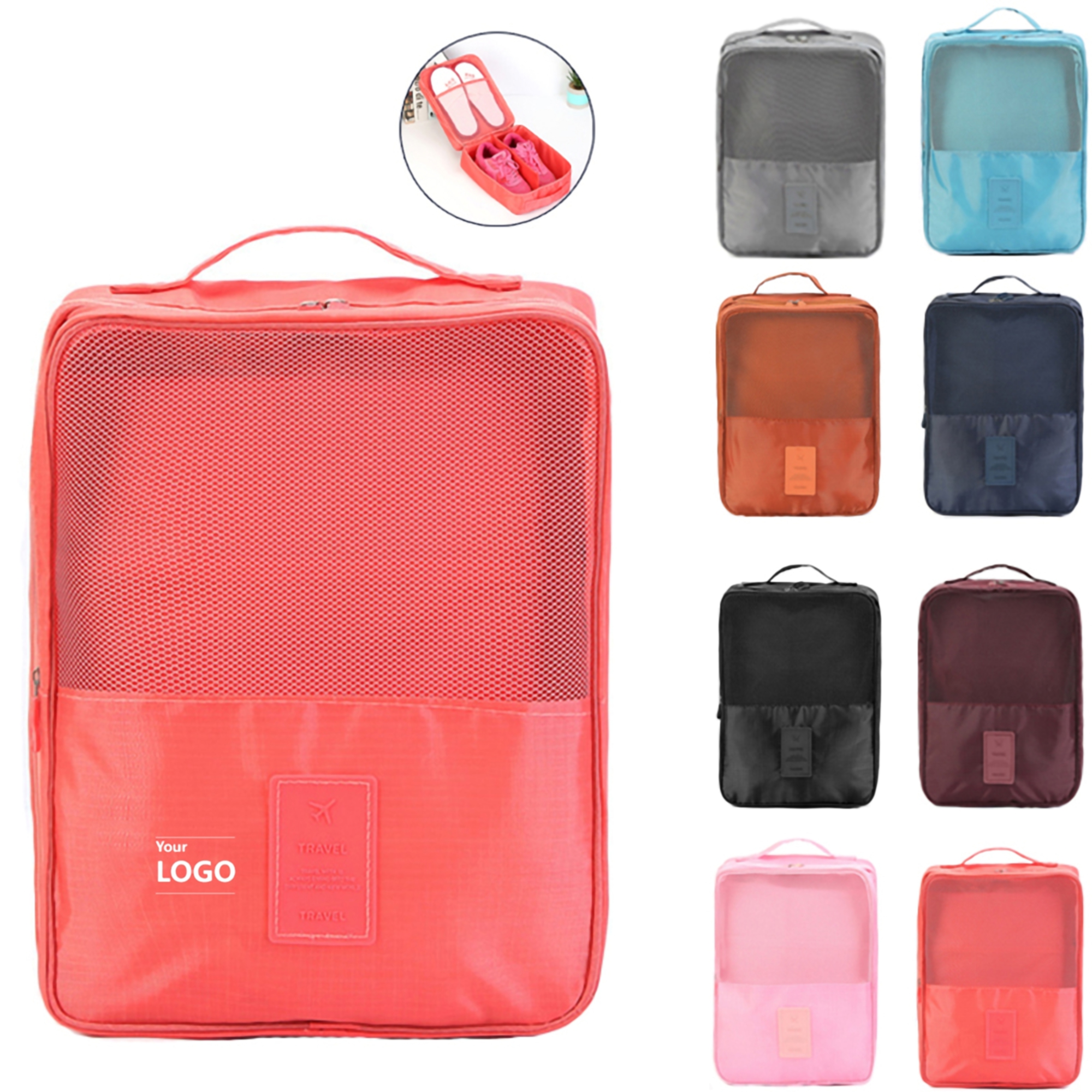 Breathable Mesh Shoe Bag for Travel and Storage 4